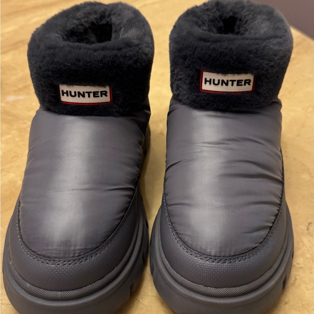 Hunter Charcoal Insulated Boots